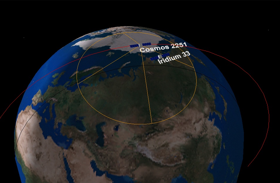 Tähdet ja avaruus – vanha uutisarkisto | Satelliitit törmäsivät Siperian  yllä